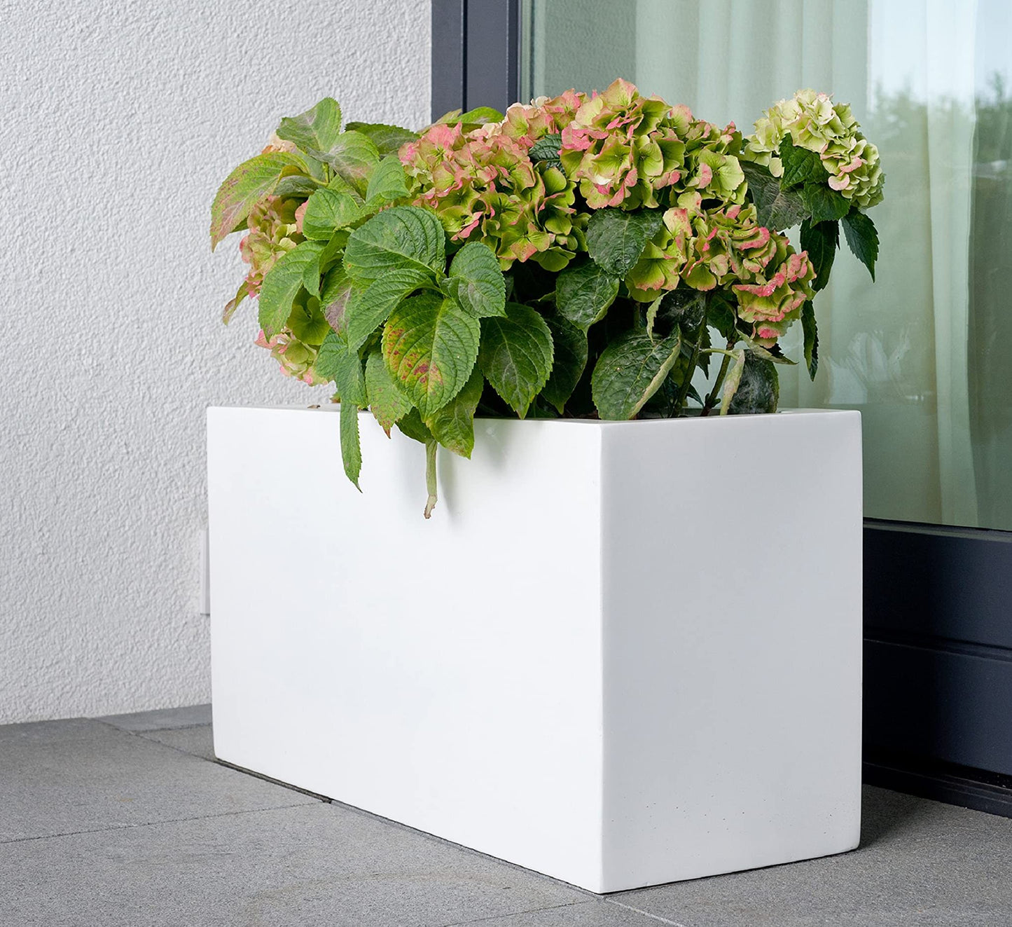 Rectangular GRP Pot 100x40x60cm Modern Durable Outdoor Planter