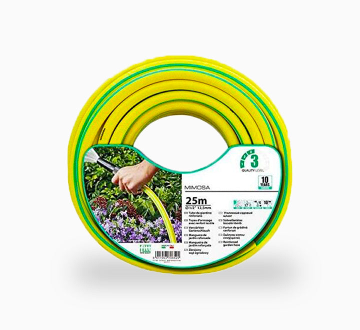 Mimosa Garden Hose 1/2″ x 25M, Best Quality “Made in Italy”