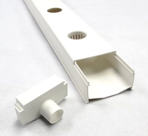 NFT Nutrient Film Technique Channel for Hydroponic system "White" 3m