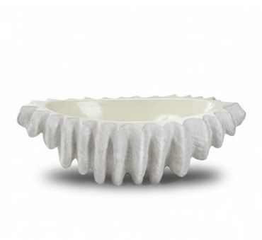 Coral Boat Polystone Pot