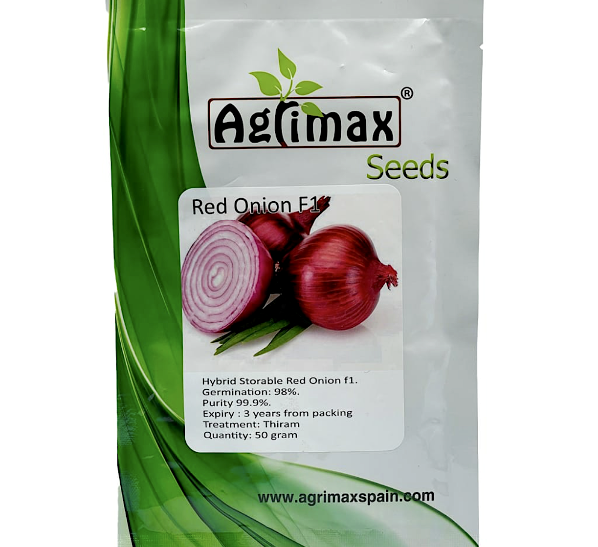 Red Onion Vegetable Seeds F1 50g by Agrimax Spain