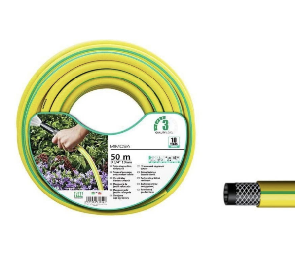 Mimosa Garden Hose 1/2" x 50M, Best Quality Garden Hose "Made in Italy"