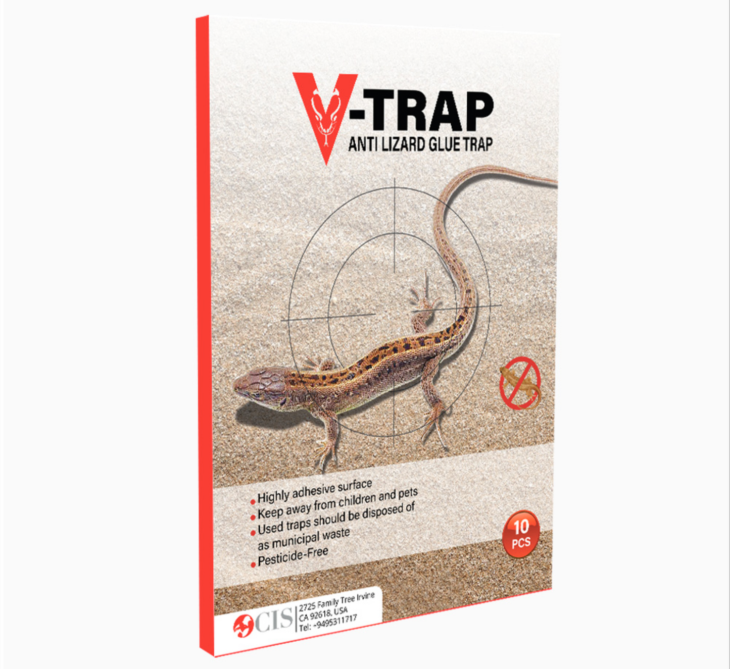 Anti Lizard Glue Trap 24x17cm (PACK OF 10)