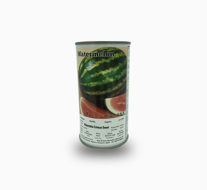 Crimson Sweet Watermelon Seeds Tin