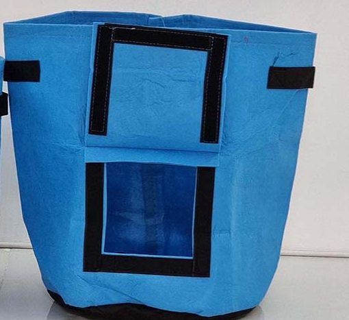 Aeration Fabric "window" Pot-Bag