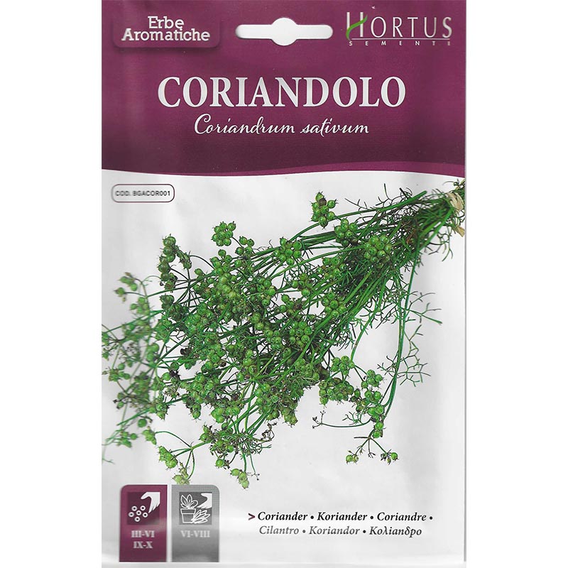 Coriander "Coriandolo" Seeds by Hortus