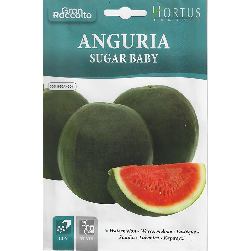Watermelon "Anguria Sugar Baby" Seeds by Hortus