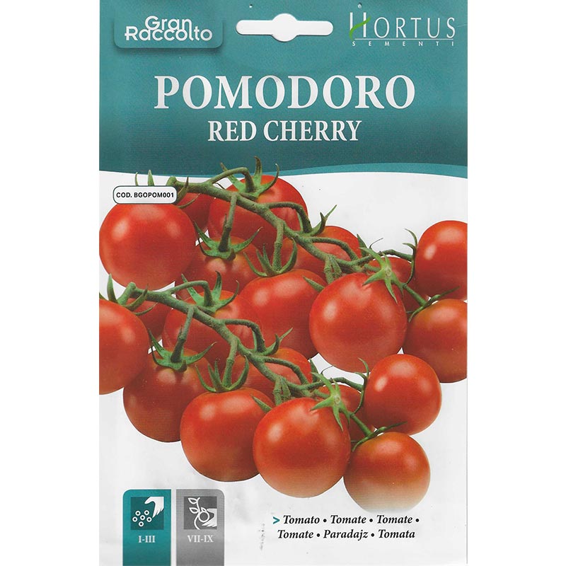 Cherry Tomato "Pomodoro Red Cherry" Seeds by Hortus