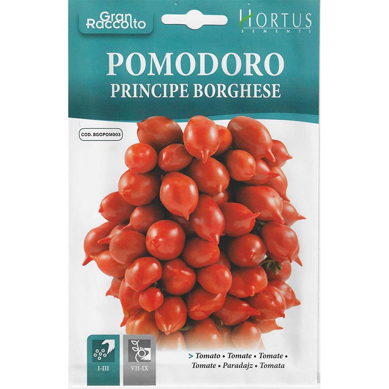 Tomato "Pomodoro Principe Borghese" Seeds by Hortus