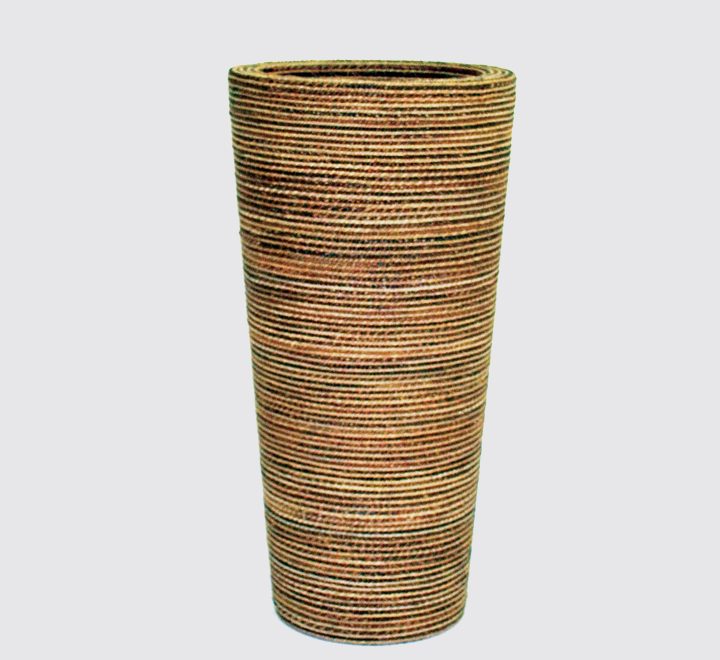 Conical Lip Natural Rope Pot