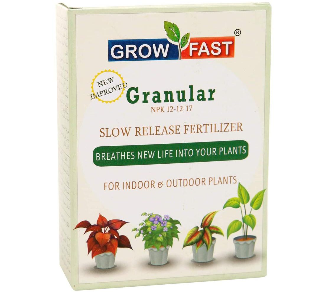 Grow Fast "Soil Revitalizer, Iron Tonic, Granular NPK" Best for Indoor and Outdoor Plants