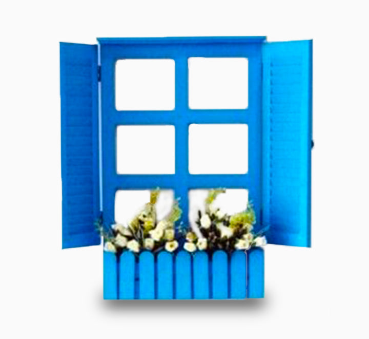 Handmade Blue Royal Window Planter
