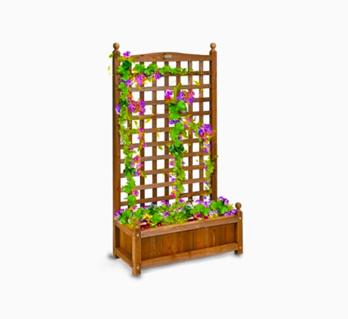 Large Privacy Planter Box for Climbing Plants with Trellis 140cm