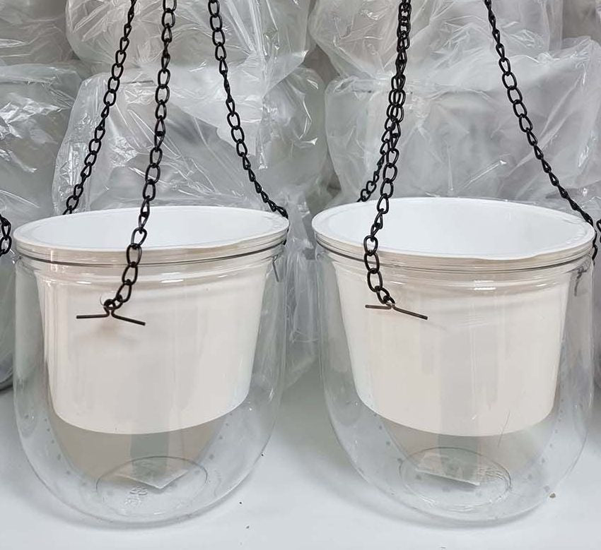 Hanging Transparent Plastic Pot