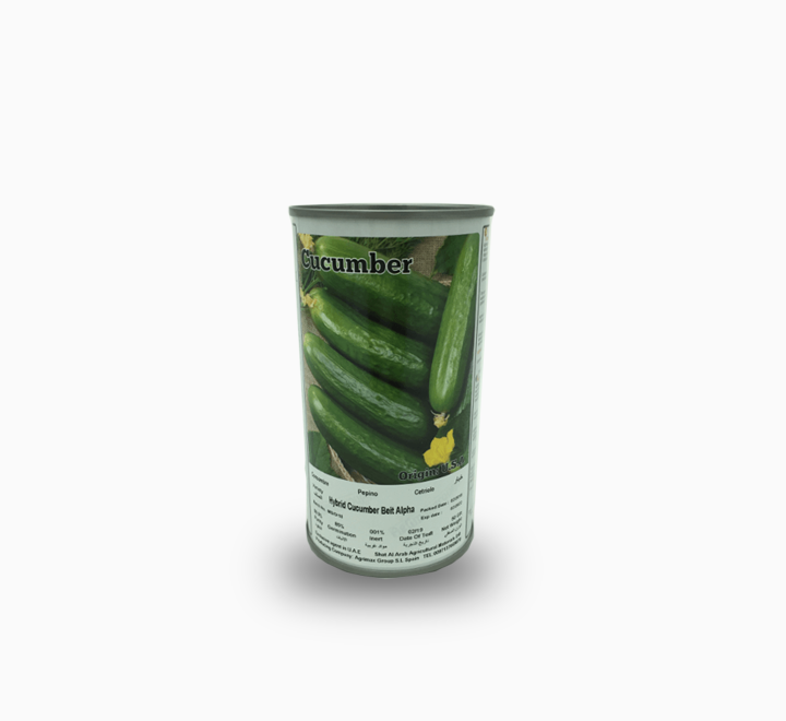 Cucumber Beit Alpha Seeds Tin
