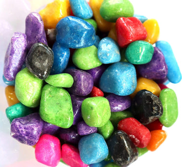 Mix Colour Decorative Painted Pebbles "Aquarium" 10-15mm