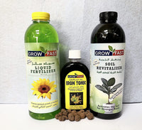 Grow Fast Fertilizers & Iron Tonic Best for Indoor and Outdoor Plants