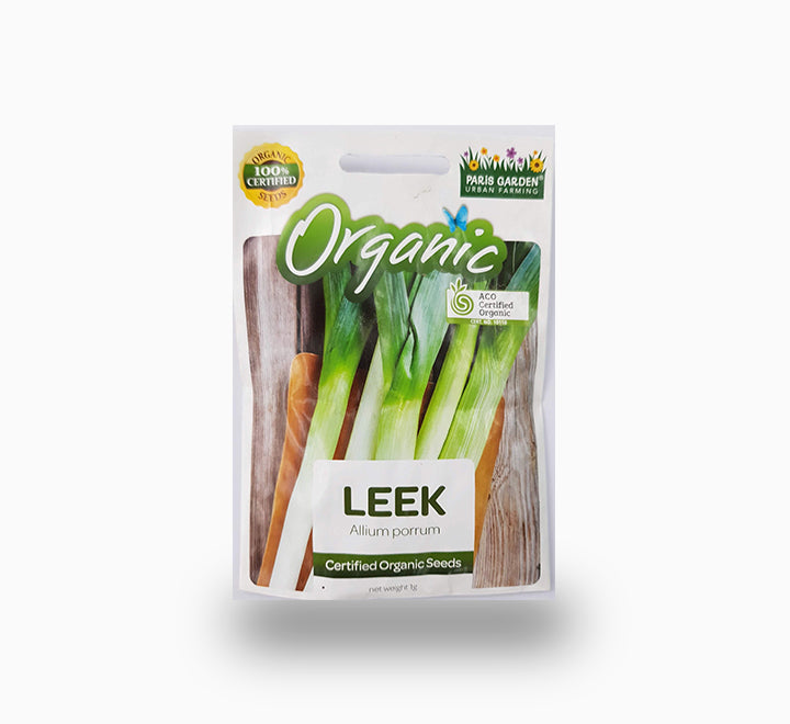 Organic Leek Seeds by Paris Garden 1.0g