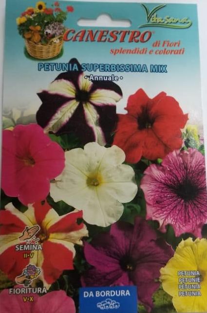 Petunia Superbissima Mix Seeds by CANESTRO