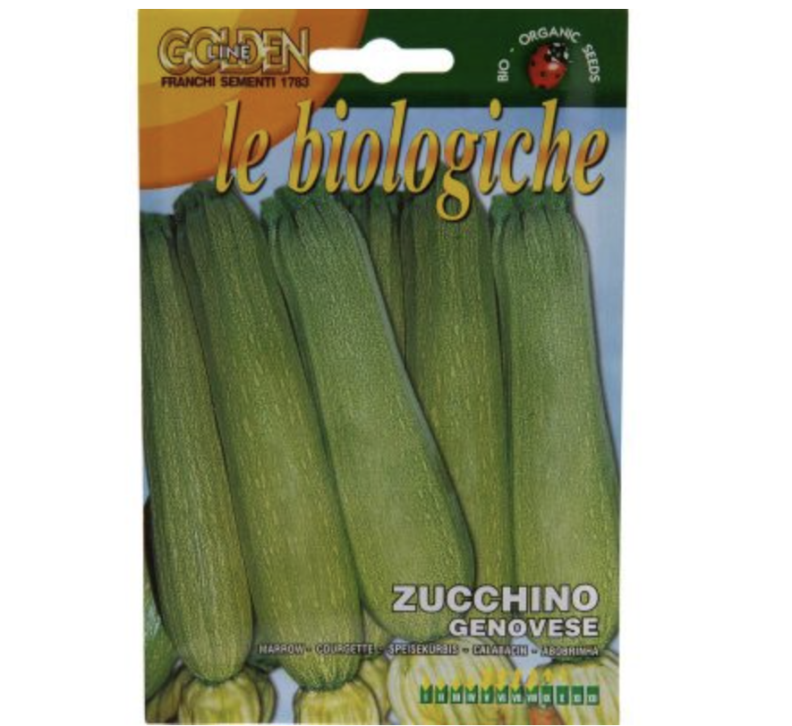 Marrow "Zucchino Genovese" Organic Seeds by Franchi