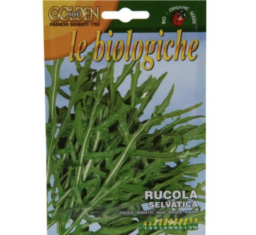 Rocked "Rucola Selvatica" Organic Seeds by Franchi