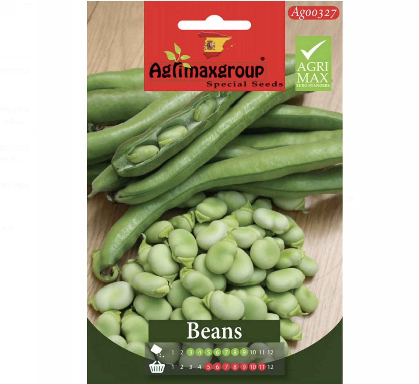Beans Agrimax Seeds