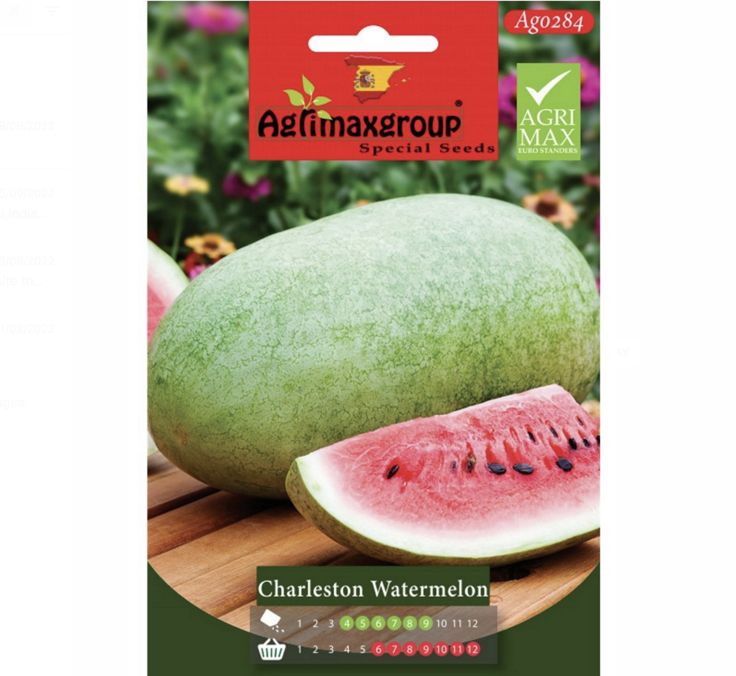 Charleston Watermelon Agrimax Seeds