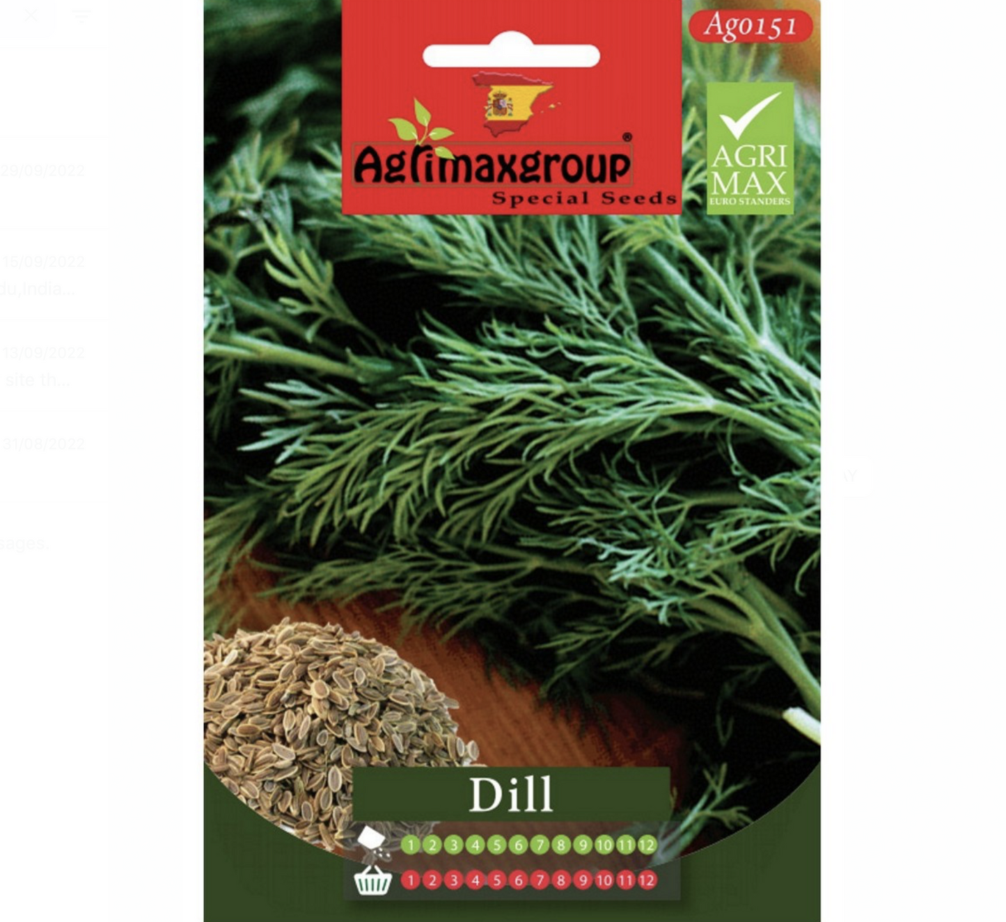 Dill Agrimax Seeds