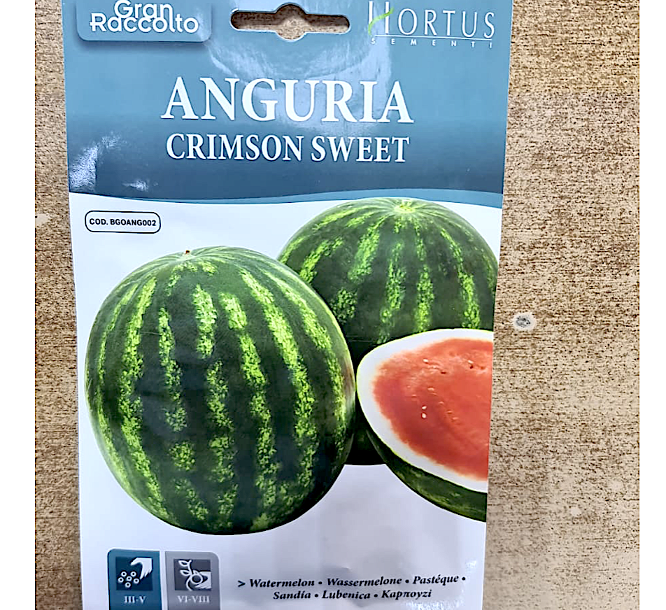 Watermelon Fruit Seeds "Anguria Crimson sweet" by Hortus