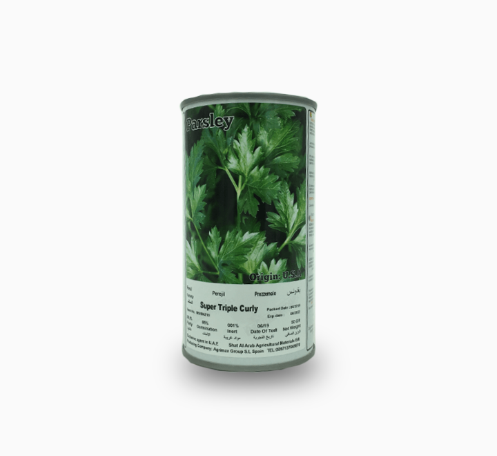 Super Triple Curly Parsley Seeds Tin