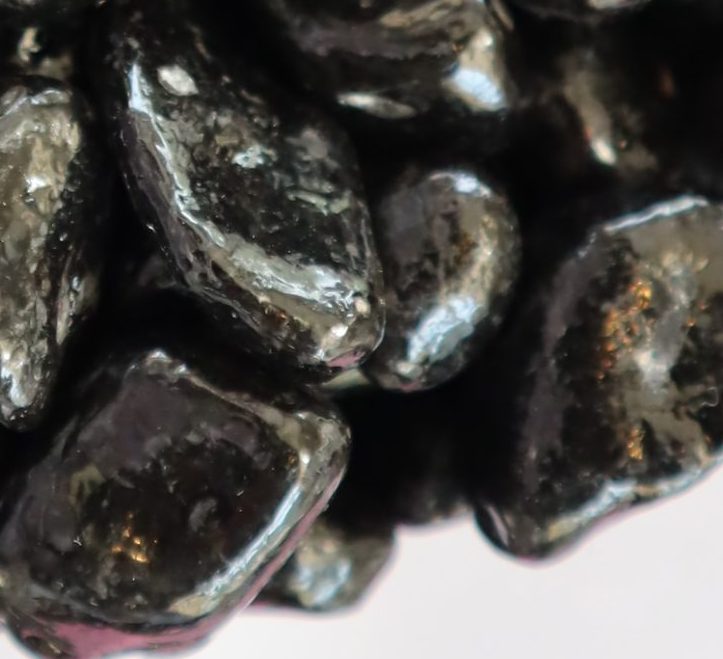 Black Decorative Painted Pebbles "Aquarium" 10-15mm