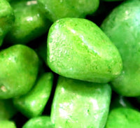 Green Decorative Painted Pebbles "Aquarium" 10-15mm