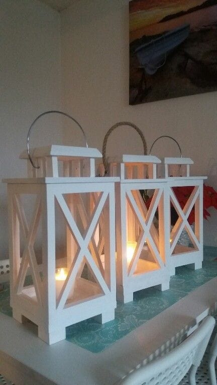 Handmade Wooden Candle Frame