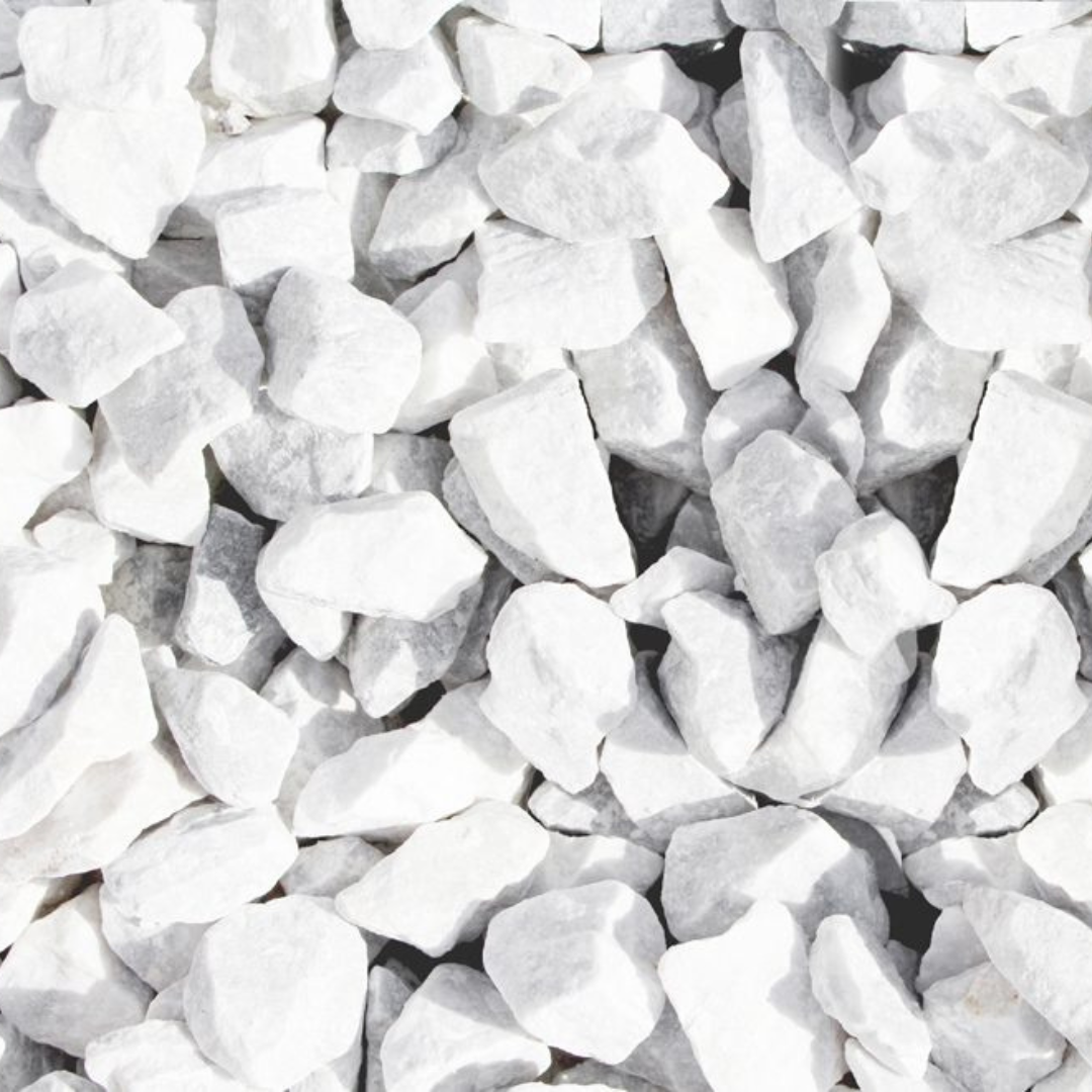 White Marble Gravel 1-2cm 20kg Bag Garden Marble Gravel, Best Garden Ground Cover