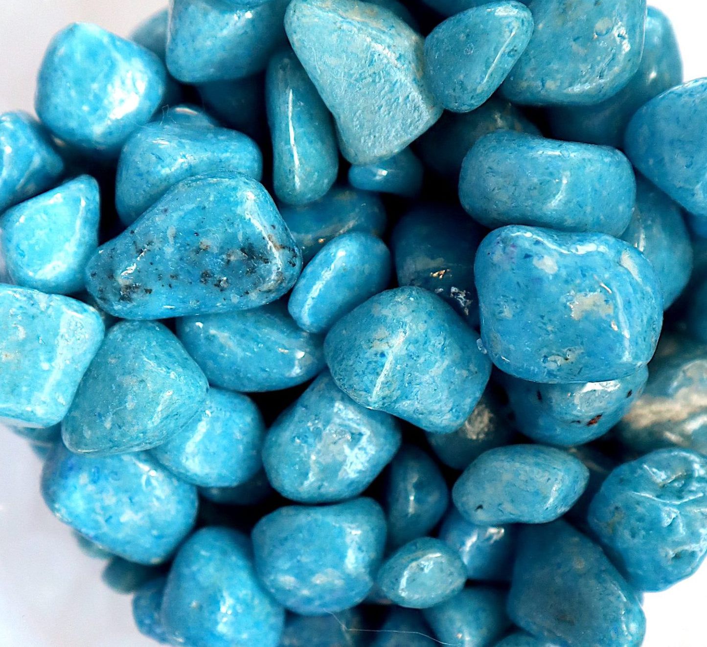 Turquoise-Ferozi Decorative Painted Pebbles “Aquarium” 10-15mm